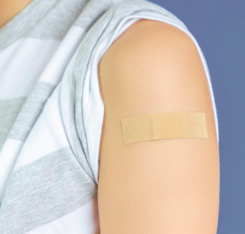 Pensement sur une épaule